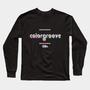 ColorGroove Retro-Rainbow-Tube nostalgia (wf) Long Sleeve T-Shirt